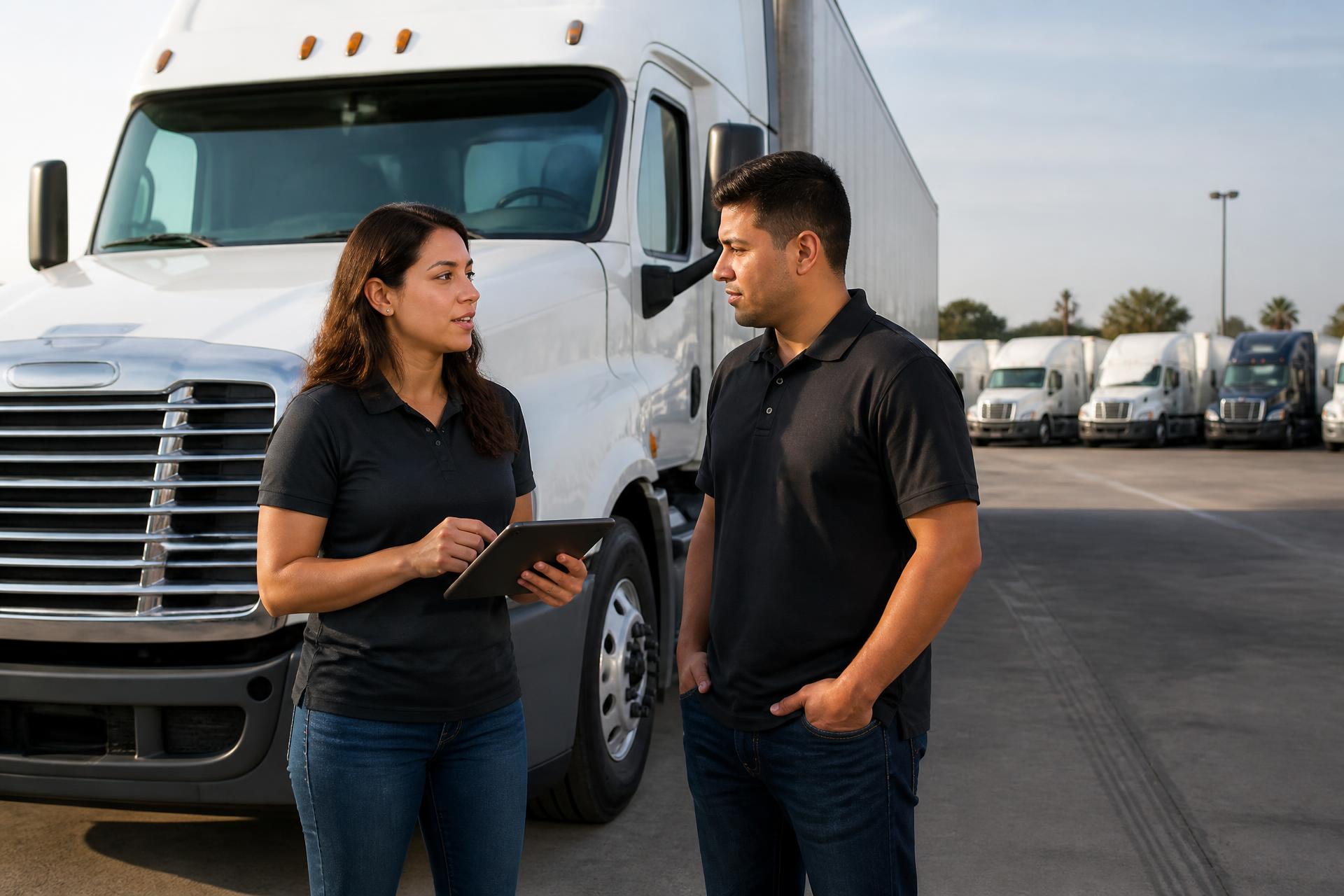 California trucking on Interstate 5