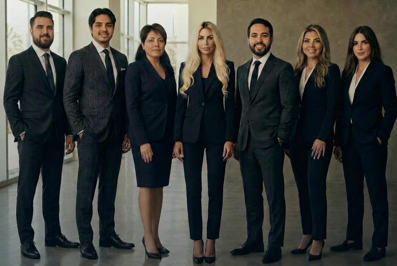 Habibi Law team in professional attire